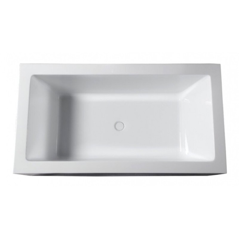 Ванна акриловая Abber 160 x 80 см отдельностоящая, белый, AB9406-1.6