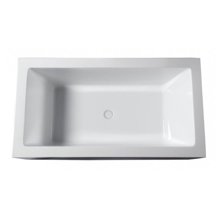 Ванна акриловая Abber 160 x 80 см отдельностоящая, белый, AB9406-1.6