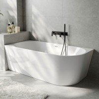 Ванна акриловая Abber AB9502-1.8 L, 180 x 80 см, белая, левая
