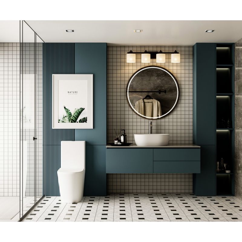 Унитаз ABBER Bequem AC1112TMW компакт белый матовый, безободковый, смыв торнадо