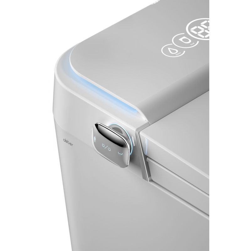 Электронный унитаз-биде ABBER Bequem AC1117S приставной белый