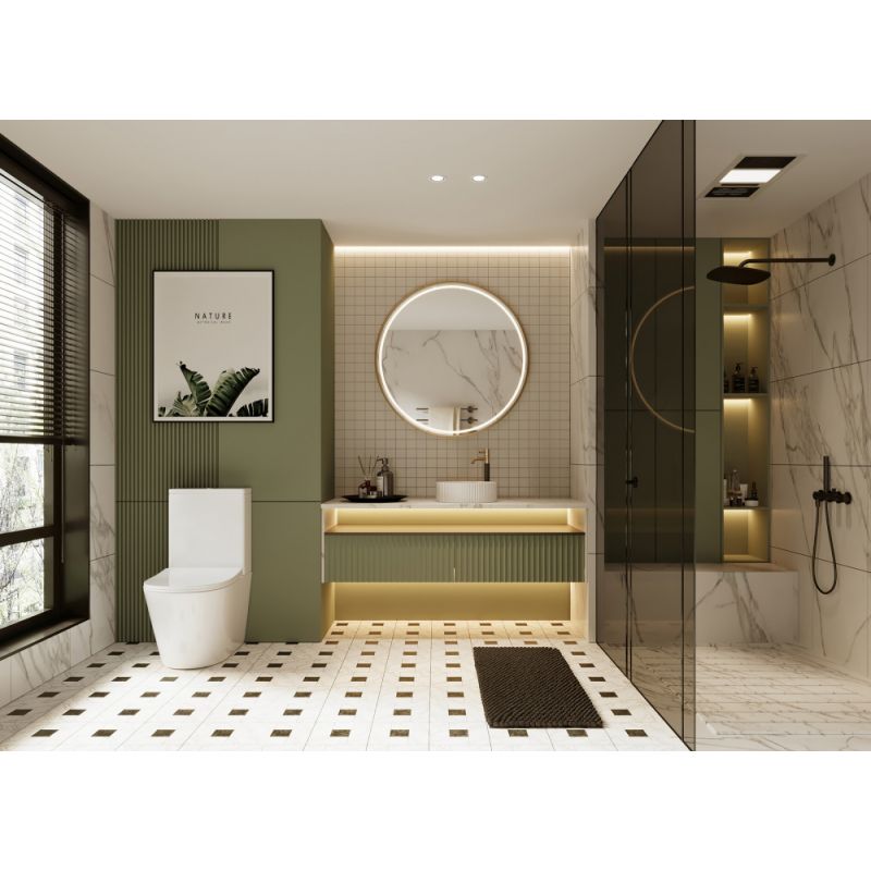 Унитаз ABBER Bequem AC1112 компакт белый, безободковый