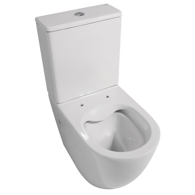 Унитаз ABBER Bequem AC1110 компакт белый, безободковый