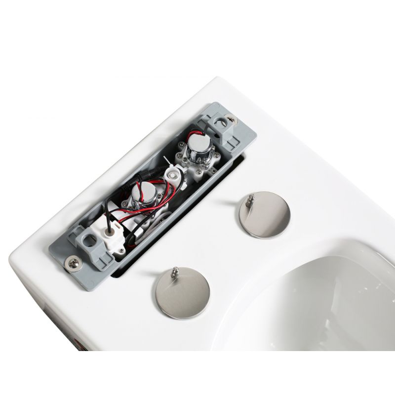 Унитаз ABBER Bequem AC1114P приставной белый с импульсным смывом