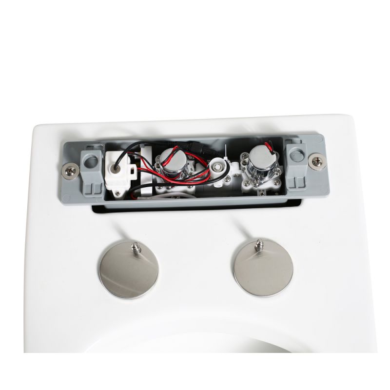 Унитаз ABBER Rechteck AC1212P приставной белый с импульсным смывом