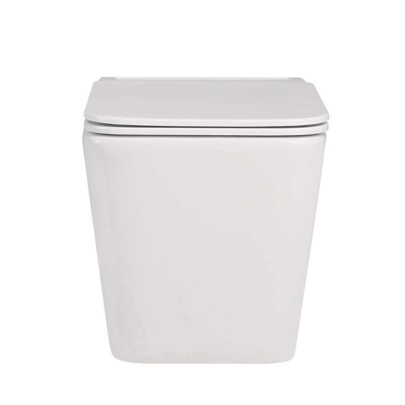 Унитаз ABBER Rechteck AC1202P подвесной белый с импульсным смывом