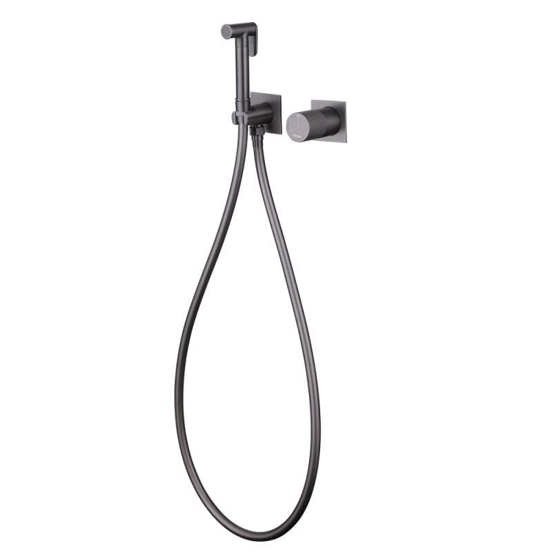 Гигиенический душ со смесителем Abber Rund AF8725NG Никель