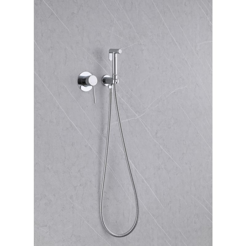 Гигиенический душ со смесителем Abber Emotion AF8825 Хром