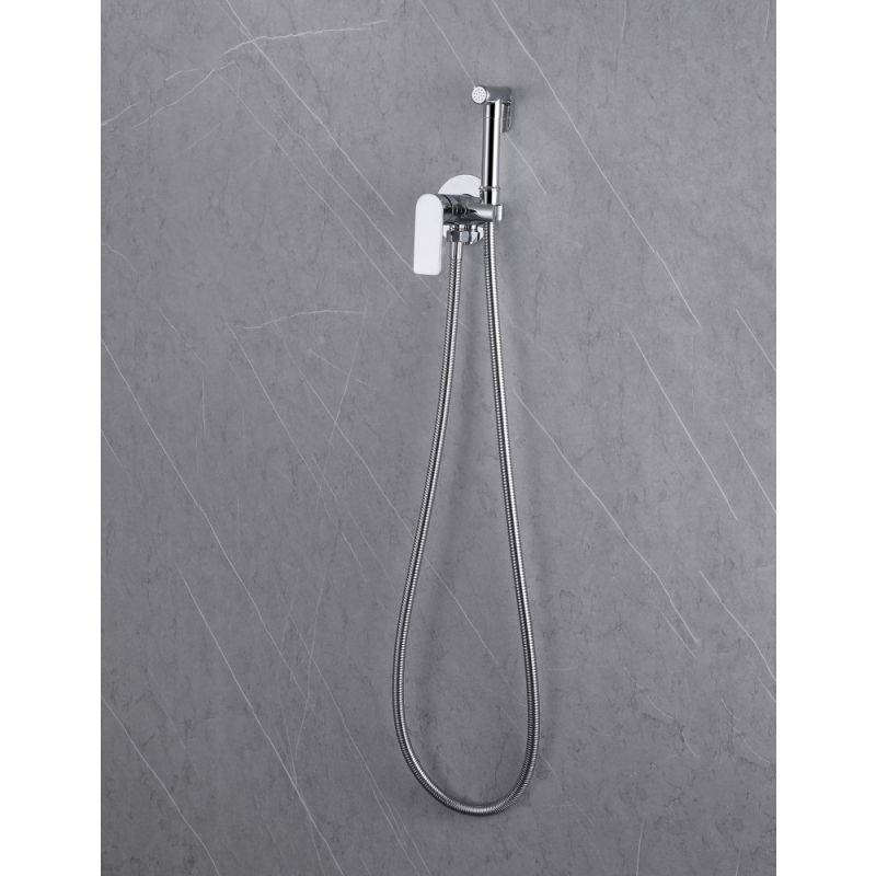 Гигиенический душ со смесителем Abber Weiss Insel AF8025 Хром