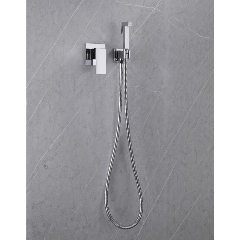 Гигиенический душ со смесителем Abber Daheim AF8225 Хром