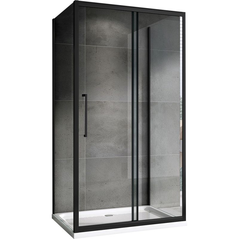 Душевой уголок ABBER Schwarzer Diamant AG30100BH-S60B-S60B Душевой уголок ABBER Schwarzer Diamant AG30100BH-S60B-S60B
