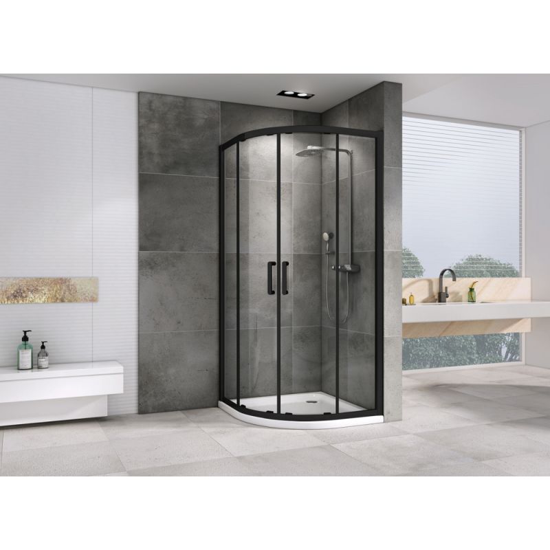 Душевой уголок ABBER Schwarzer Diamant AG01090B