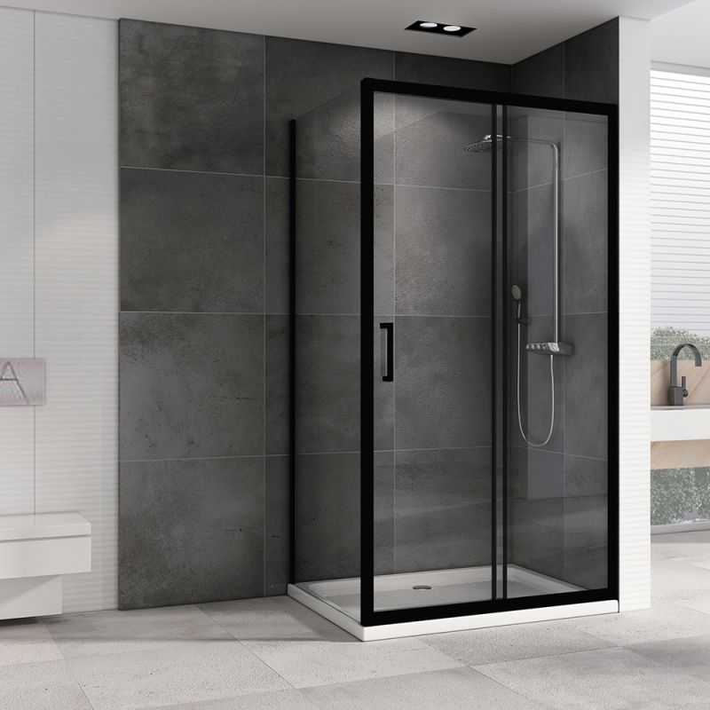 Душевой уголок ABBER Schwarzer Diamant AG30180B-S85B