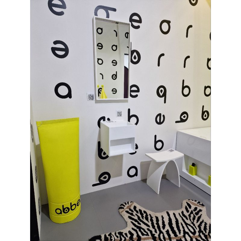 Зеркало ABBER Stein AS6640 белое матовое