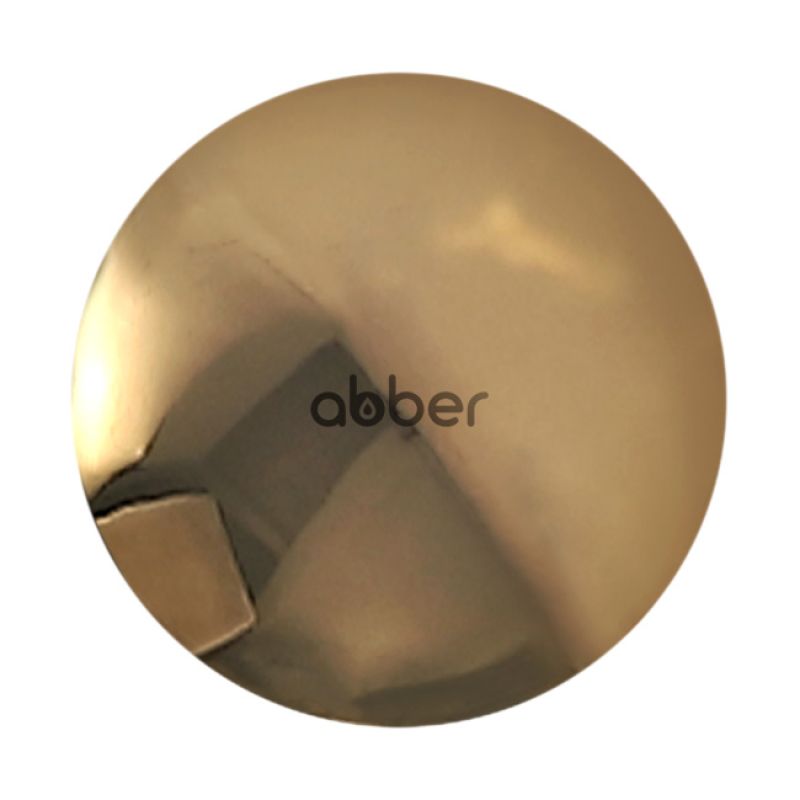 Накладка на слив для раковины ABBER AC0014GG золото, керамика Накладка на слив для раковины ABBER AC0014GG золото, керамика