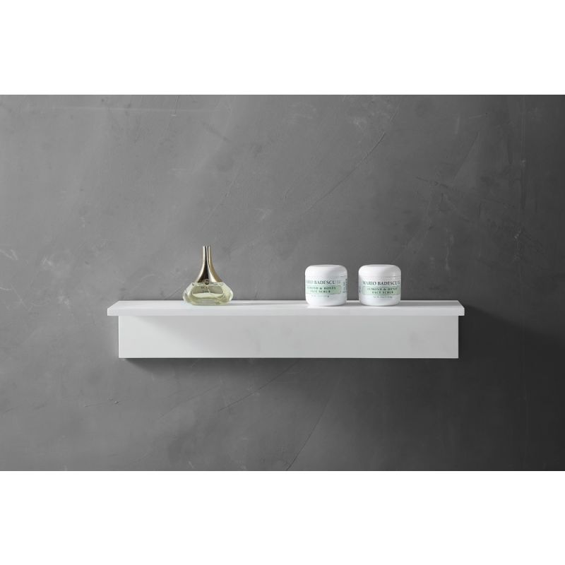 Полочка для ванной комнаты ABBER Stein AS1654 белая матовая