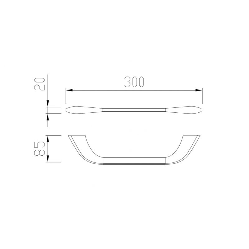 Полотенцедержатель ABBER Nord AA1551B черный матовый