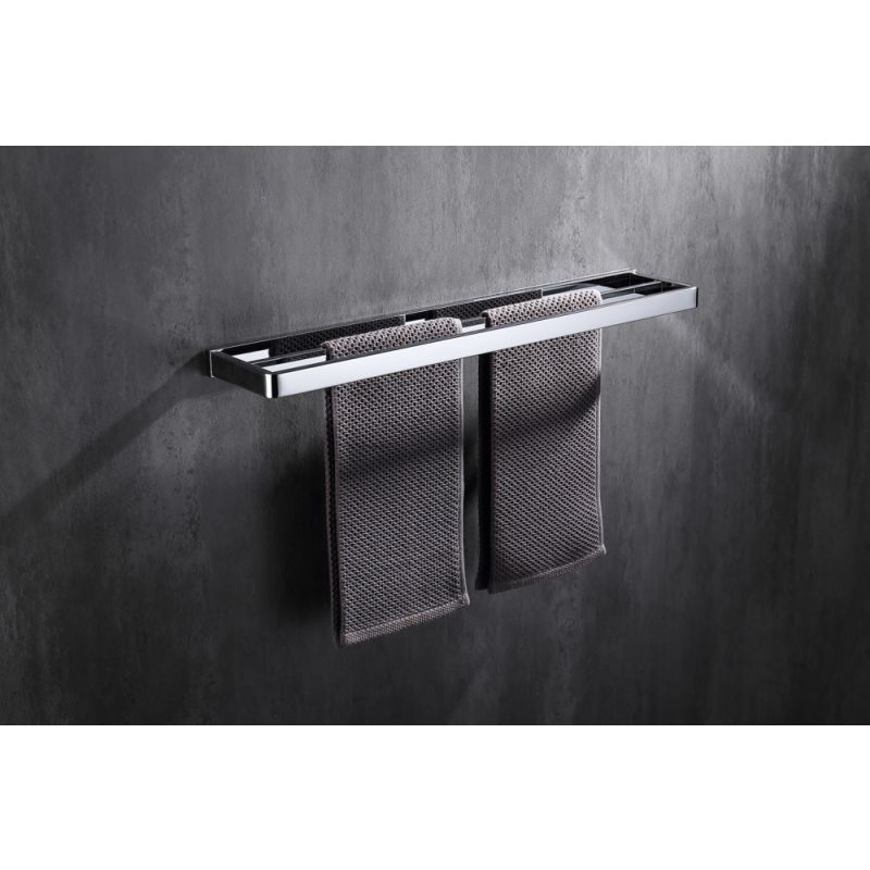Полотенцедержатель двойной ABBER Westen AA1756 хром