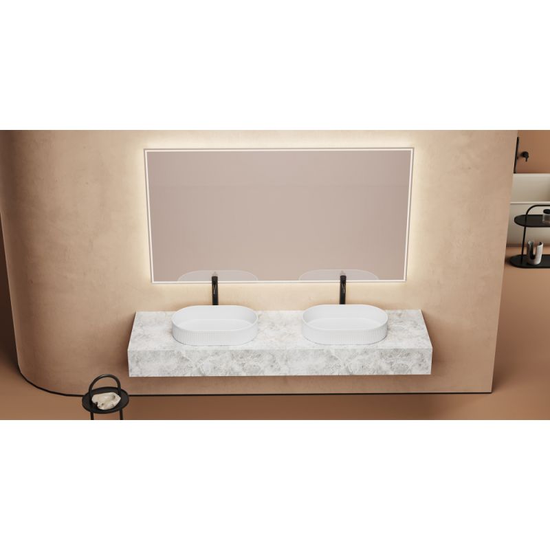 Раковина накладная ABBER Bequem AC2116MW белая матовая