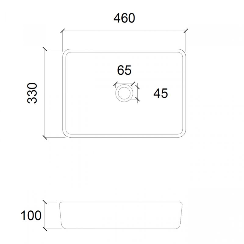 Раковина накладная стеклянная ABBER Glas AK2313B черная