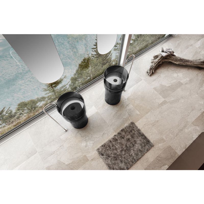 Раковина отдельностоящая прозрачная ABBER Kristall AT2701Onyx