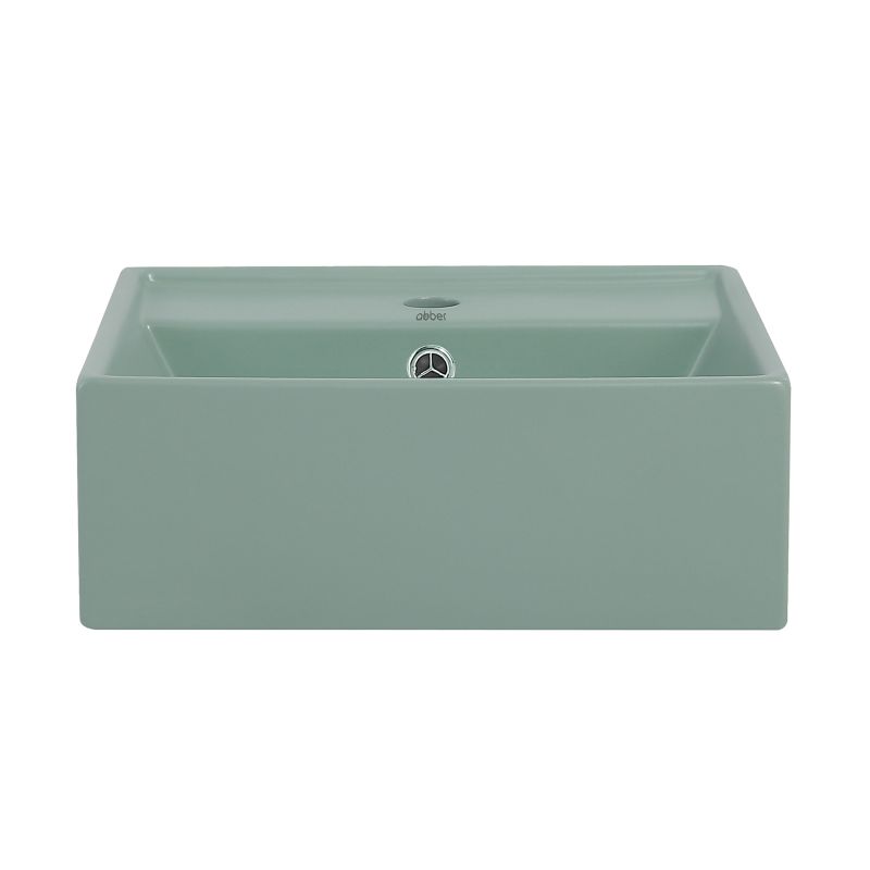 Раковина накладная ABBER Rechteck AC2208MCG светло-зеленая матовая