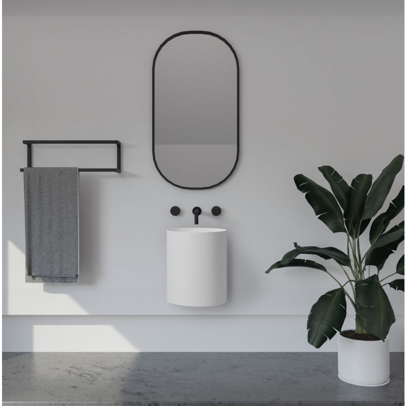 Раковина подвесная ABBER Stein AS2624 белая матовая