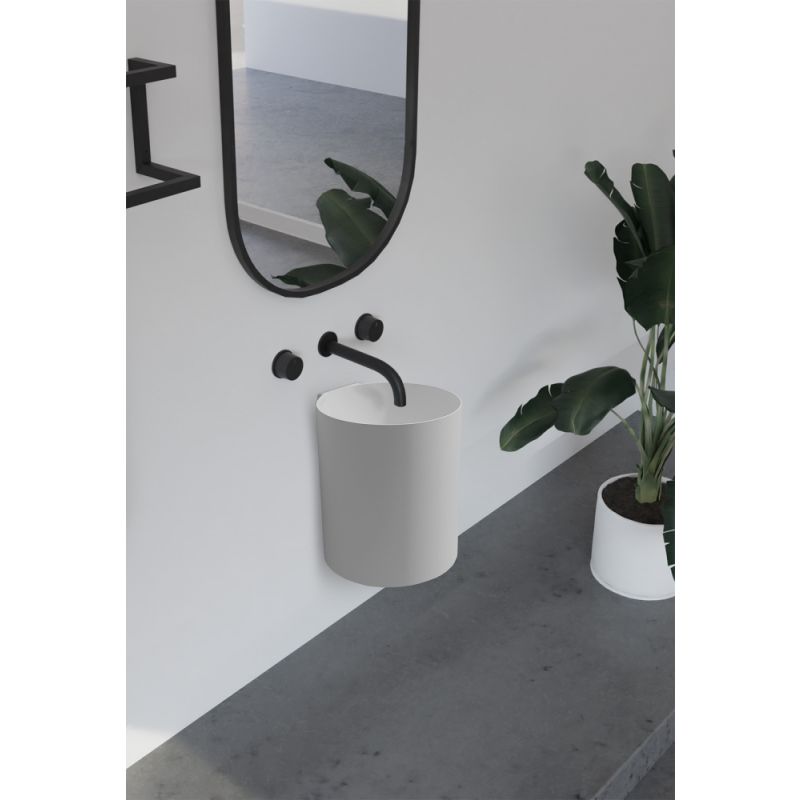 Раковина подвесная ABBER Stein AS2624 белая матовая