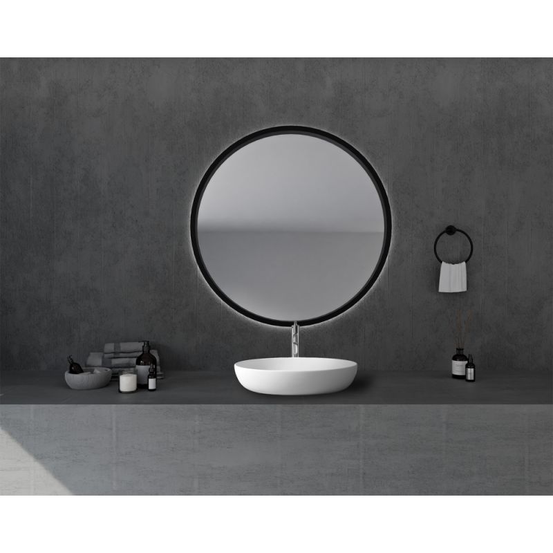 Раковина накладная ABBER Stein AS2619 белая матовая