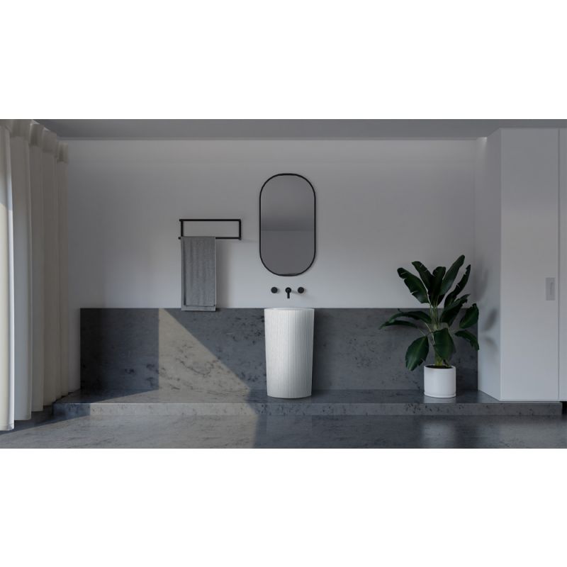 Раковина отдельностоящая ABBER Stein AS2504-H белая матовая