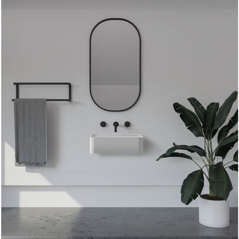 Раковина подвесная ABBER Stein AS2626 белая матовая