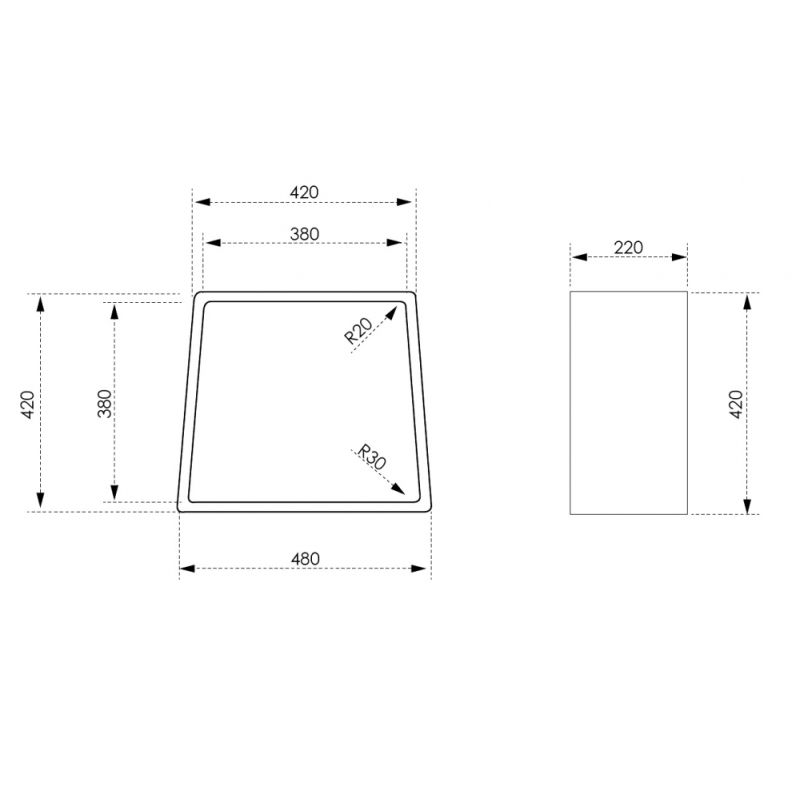 Стульчик для ванной ABBER Stein AS1638 белый матовый