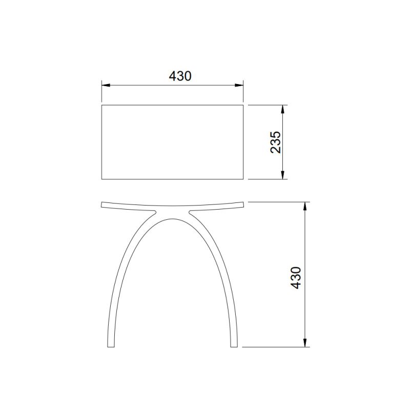 Стульчик для ванной ABBER Stein AS1639 белый матовый