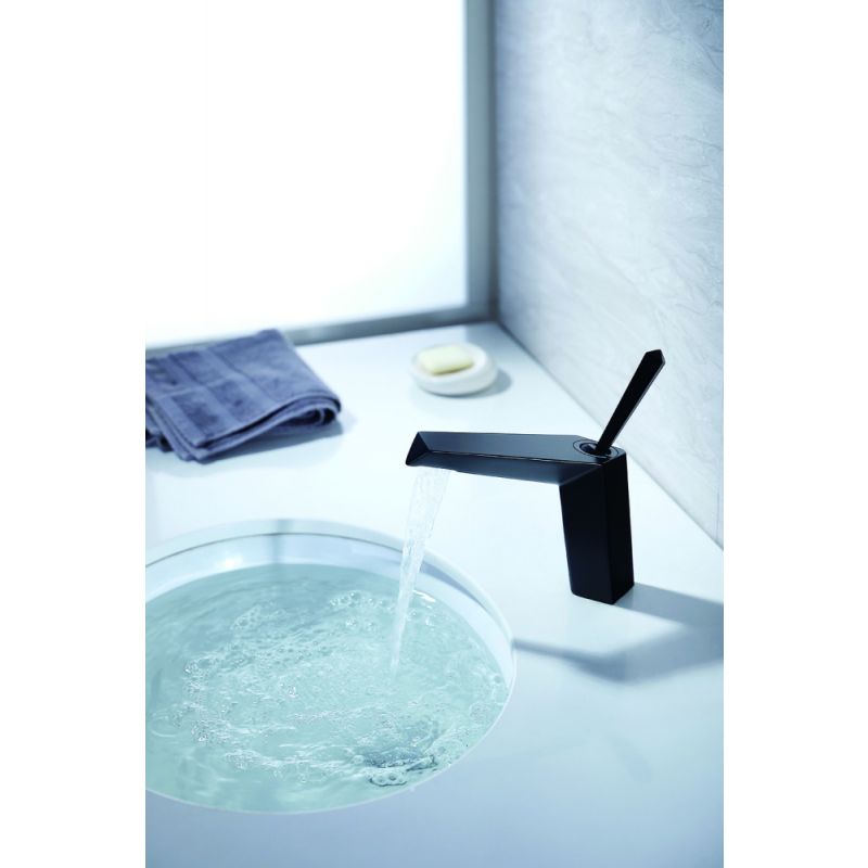 Смеситель ABBER Zeitlos AF8910B для раковины, черный матовый