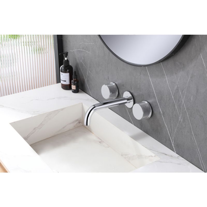 Смеситель ABBER Wasser Kreis AF81122 для раковины скрытого монтажа, хром