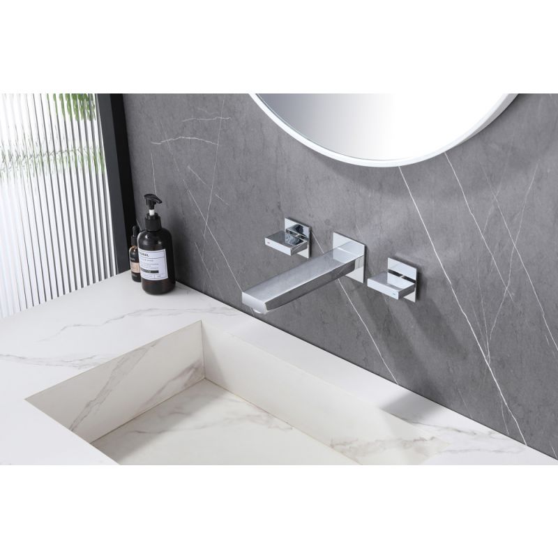 Смеситель ABBER Daheim AF82122 для раковины скрытого монтажа, хром