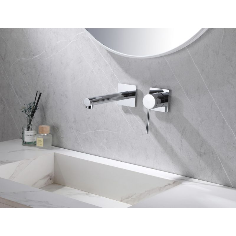 Смеситель ABBER Emotion AF8812 для раковины скрытого монтажа, хром