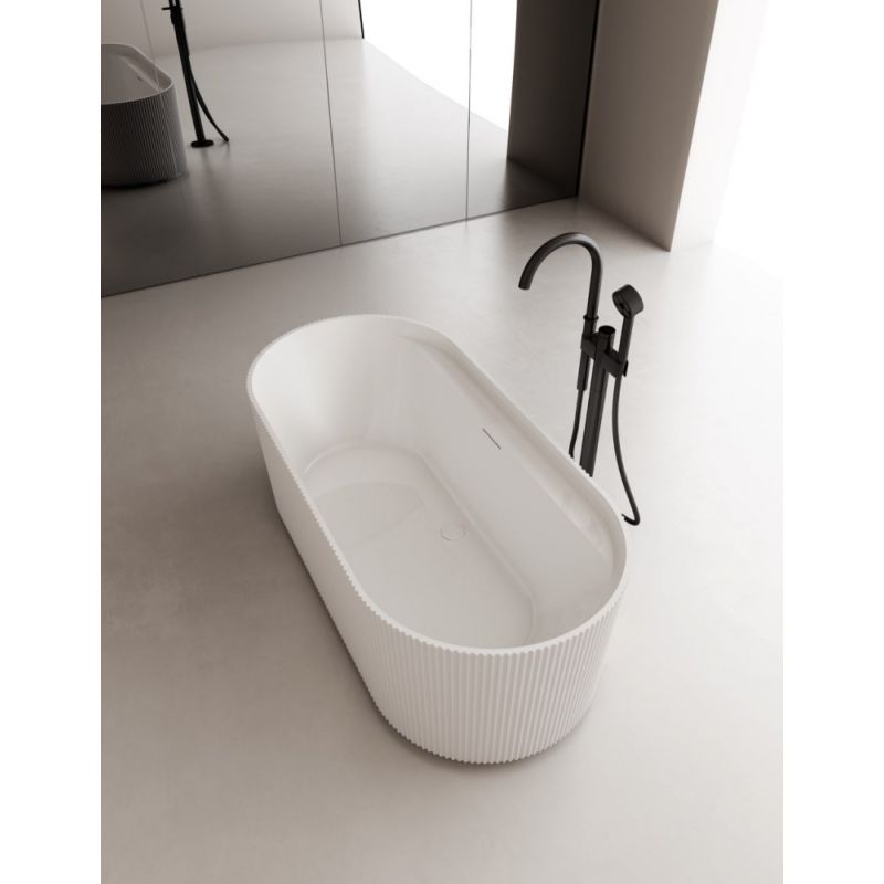 Акриловая ванна ABBER AB9444MW белая матовая