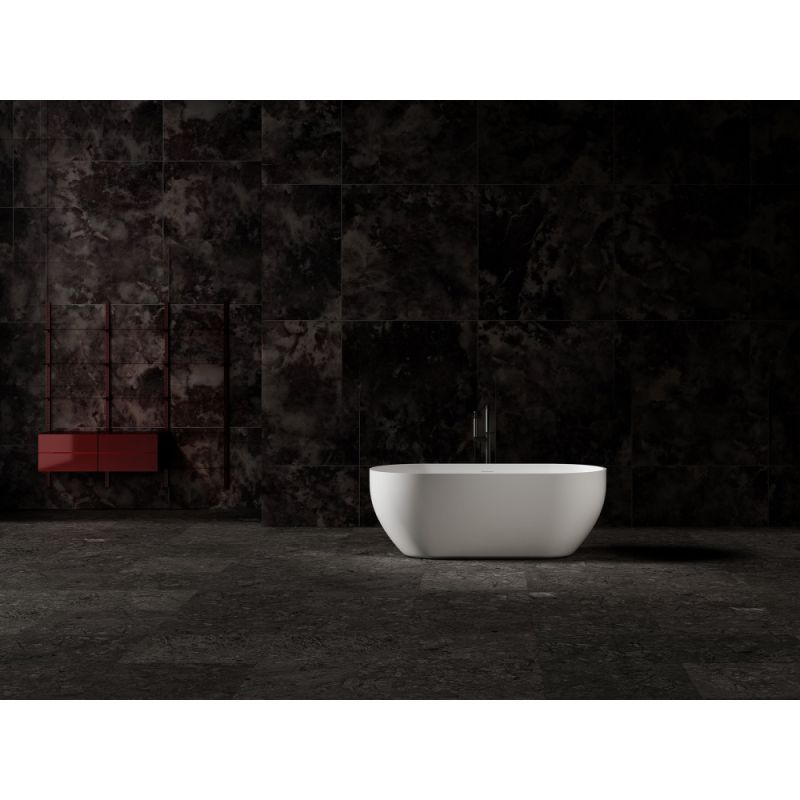 Ванна из искусственного камня ABBER Stein AS9613-1.6 белая матовая