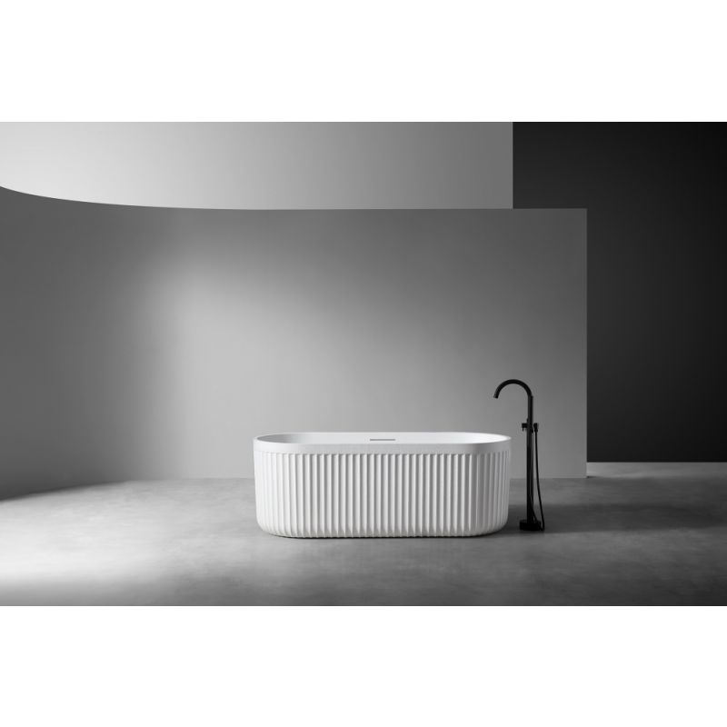 Ванна из искусственного камня ABBER Stuttgart AM9925 белая матовая