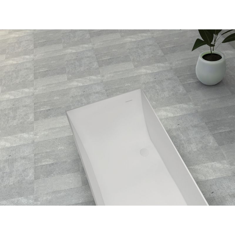 Ванна из искусственного камня ABBER Stein AS9640-1.6 белая матовая