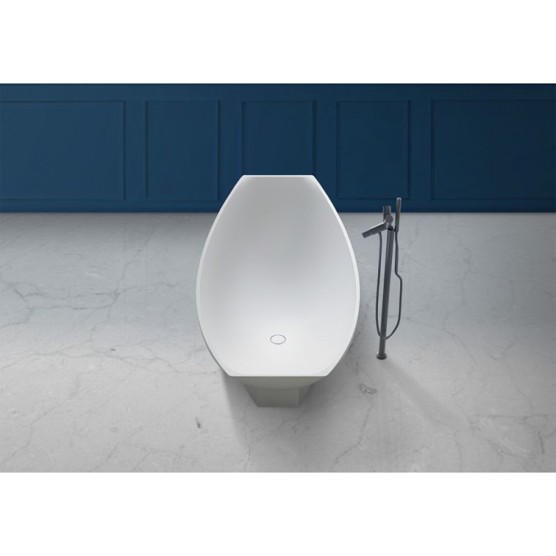 Ванна из искусственного камня ABBER Stein AS9610 белая матовая