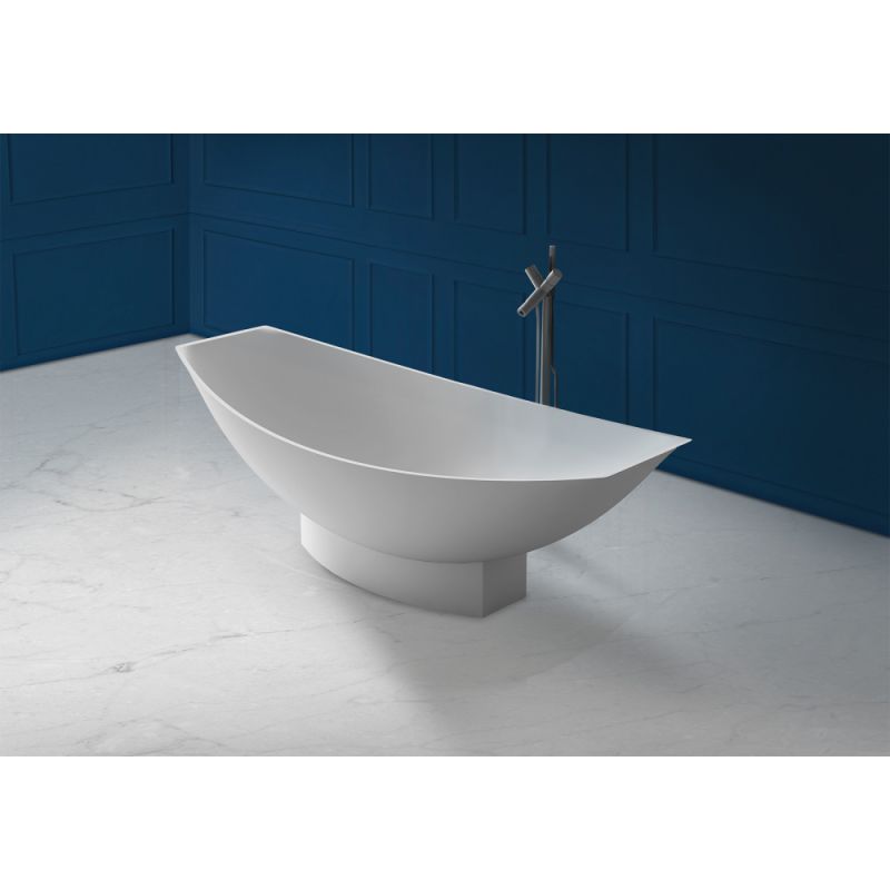 Ванна из искусственного камня ABBER Stein AS9610 белая матовая