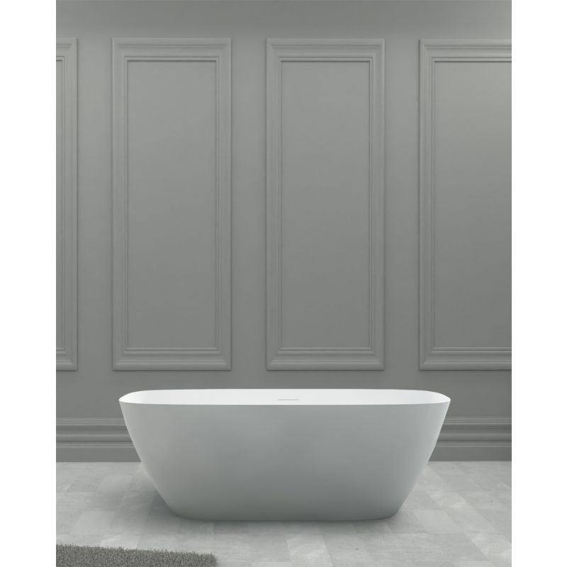 Ванна из искусственного камня ABBER Stein AS9612-1.7 белая матовая