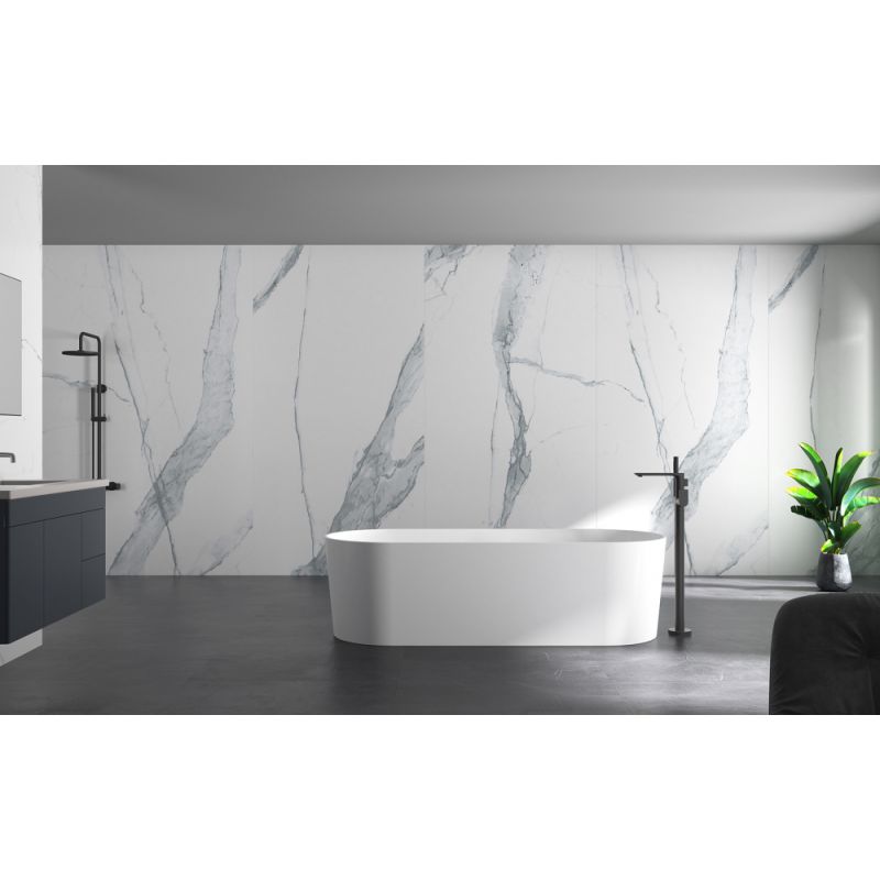 Ванна из искусственного камня ABBER Stein AS9614 белая матовая