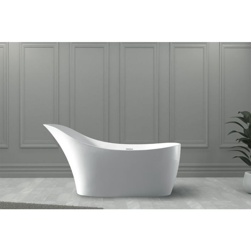 Ванна из искусственного камня ABBER Stein AS9618 белая матовая