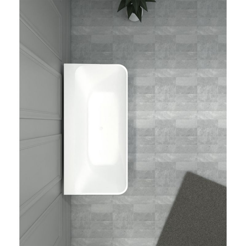 Ванна из искусственного камня ABBER Stein AS9619 белая матовая