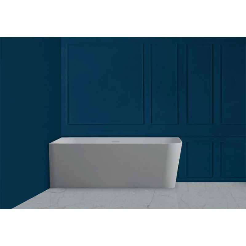 Ванна из искусственного камня ABBER Stein AS9621-1.7 L белая матовая