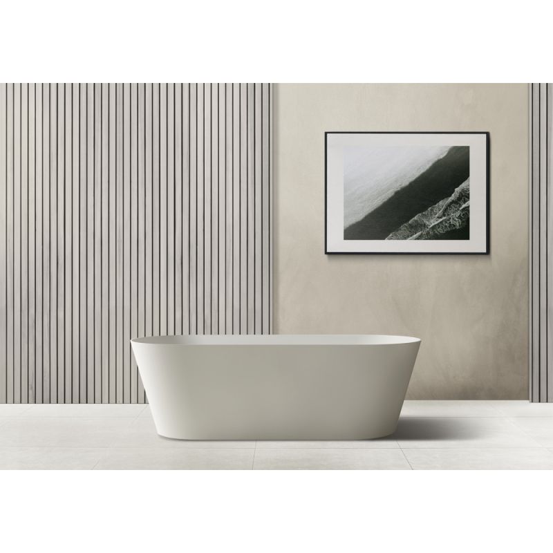 Ванна из искусственного камня ABBER Stein AS9622 белая матовая