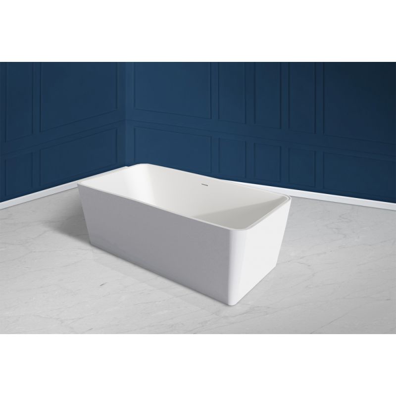 Ванна из искусственного камня ABBER Stein AS9623 белая матовая